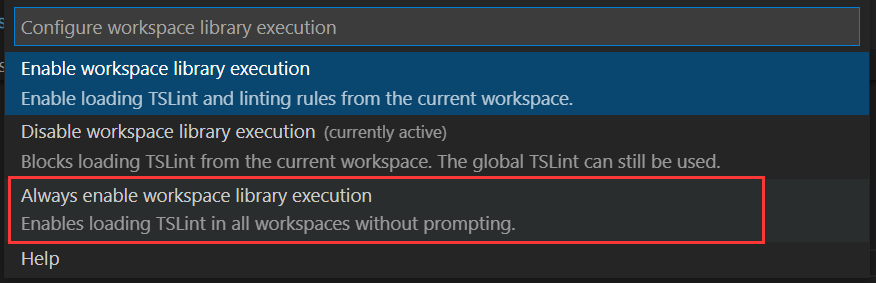 tslint报错：Failed to load the TSLint library for xxx